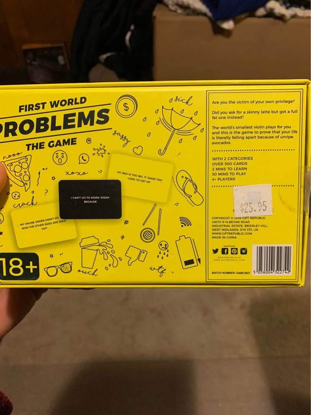 First World Problems the game